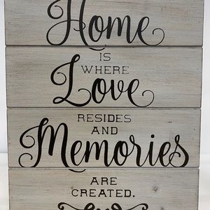 Distressed Home Sign